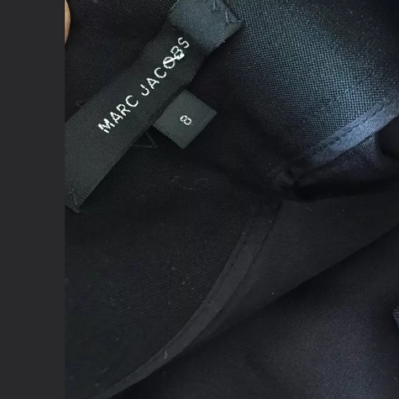 Marc Jacobs Black Wool A-Line Skirt - Picture 3 of 5